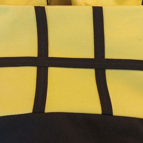 Calvin Klein Bright Yellow and Black Dress - Picture 10 of 10